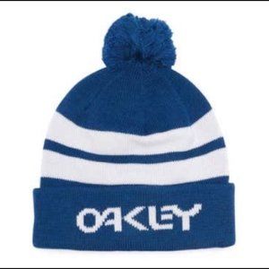 Oakley Pompom Strip Logo Beanie